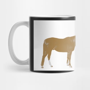 girl and horse Mug